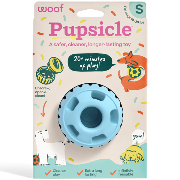 Woof Pet Dog Pupsicle Toy Blue