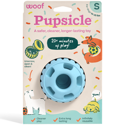 Woof Pet Dog Pupsicle Toy Blue