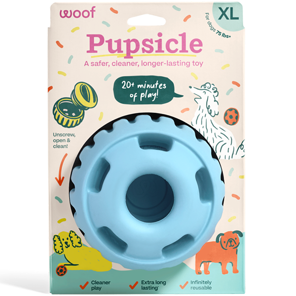 Woof Pet Dog Pupsicle Toy Blue