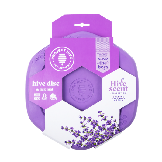 Project Hive Disc & Lick Mat Calming Lavender Scent