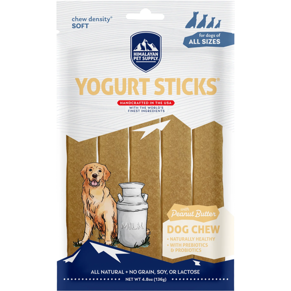 Himalayan Dog Chew Yogurt Sticks Peanut Butter