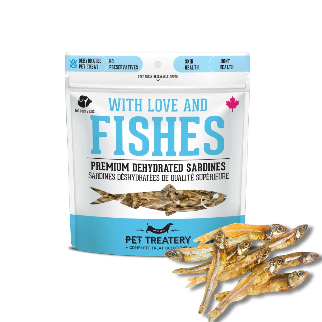 Granville Island Pet Treatery With Love and Fishes Dehydrated Sardines 50 g