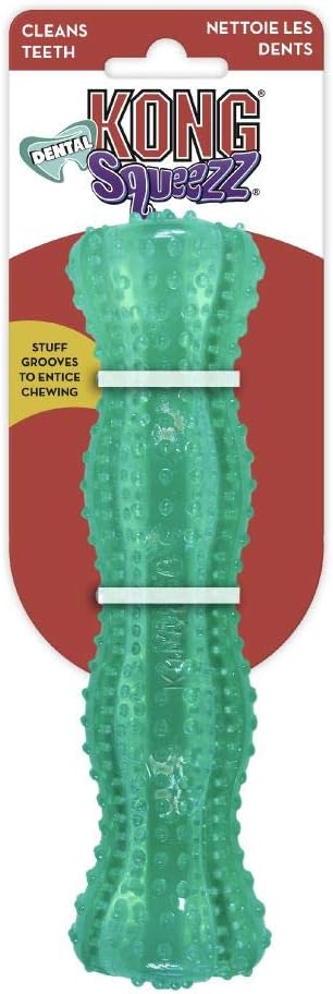 KONG Squeezz Dental Stick Dog Toy – Medium