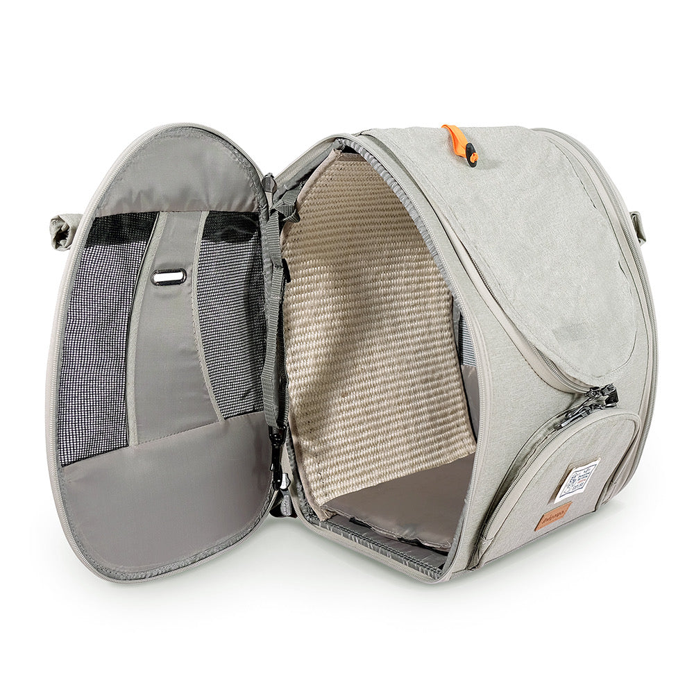 Adventure Cat Carrier Backpack with Window, Large Airline-Approved Cat Bag for Hiking & Travel