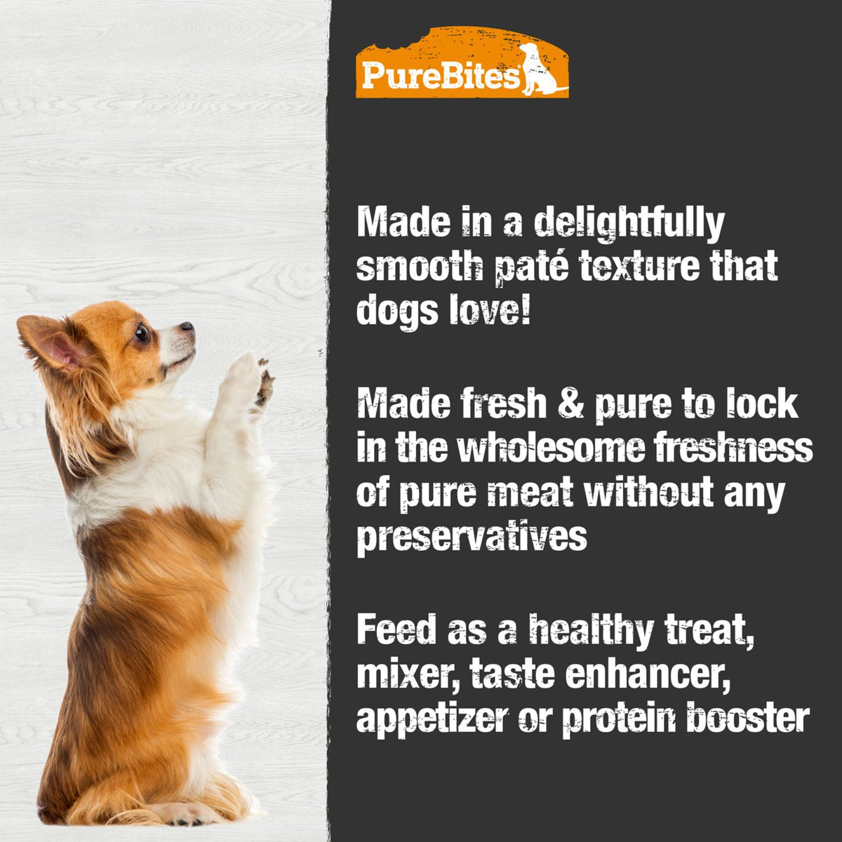 PureBites 100% Pure Duck Pate Dog Food 2.5 oz