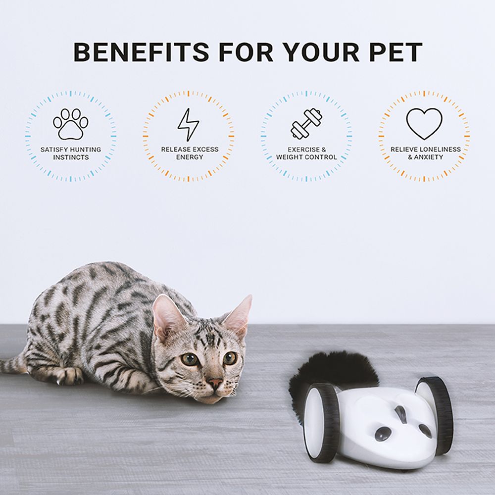 Instachew PureChase App-Enabled Smart Mouse Cat Toy