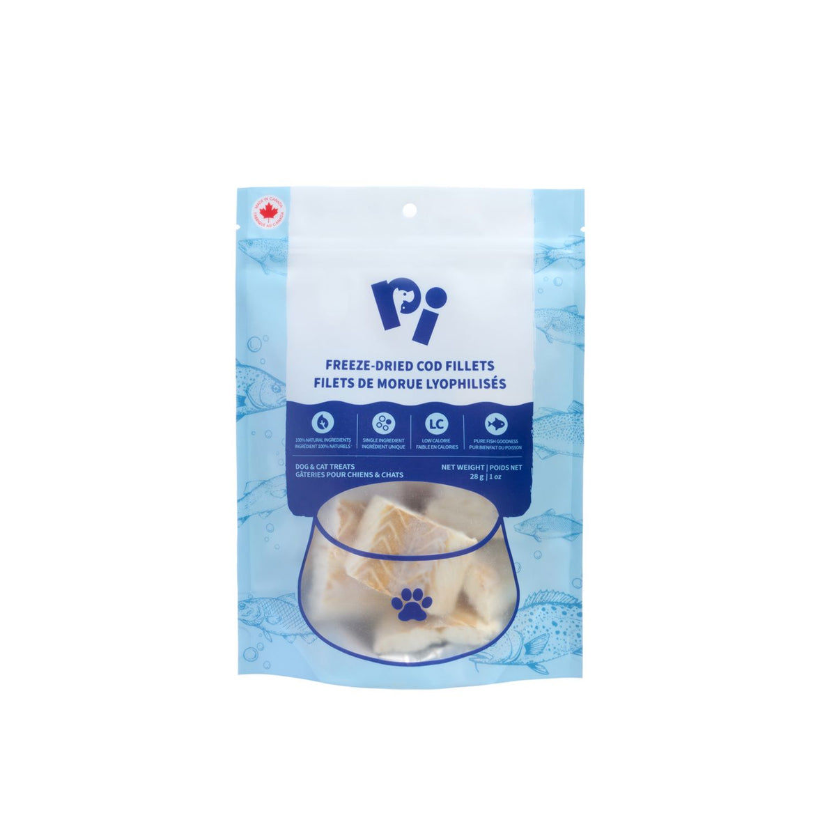 Pi Pet Freeze-Dried Cod Fillets Dog Treats