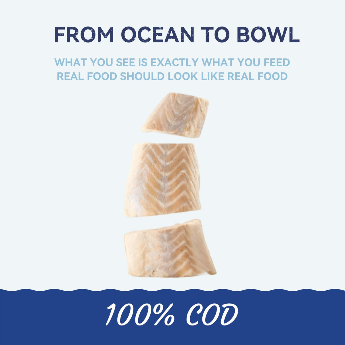 Pi Pet Freeze-Dried Cod Fillets Dog Treats