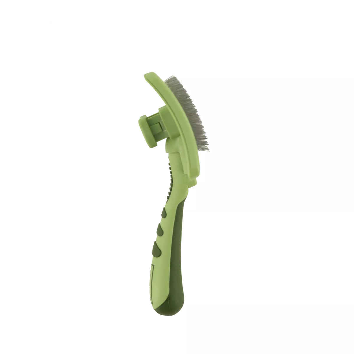 Safari Dog Self-Cleaning Slicker Brush side view