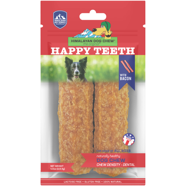 Himalayan Dog Chew Happy Teeth Bacon