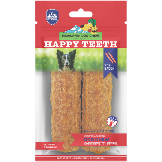 Himalayan Dog Chew Happy Teeth Bacon