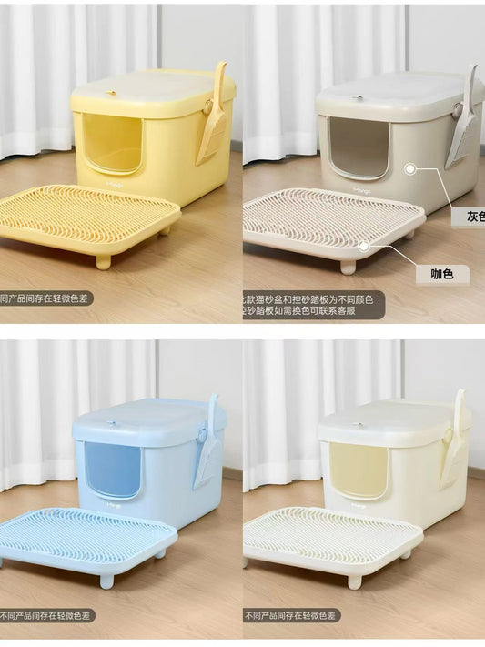 Mango NARROW SPACE SET (CAT LITTER BOX+BOARD+SCOOP) 窄边猫砂盆