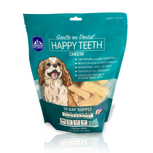 Himalayan Dog Happy Teeth Gentle on Dental Cheese 12 oz