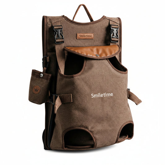 Juicypet X Smiletime medium Size Pet Front Carrier Backpack for Small Dogs & Cats