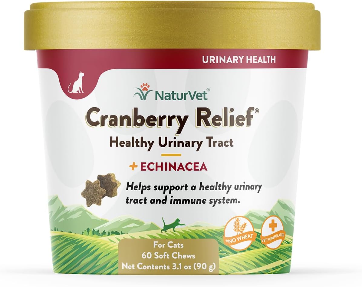NATURVET Soft Chew Cranberry Relief 60CT | Cat