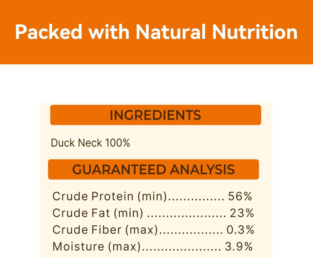 MyLove Freeze-Dried Duck Necks Dog & Cat Treats – 340 g