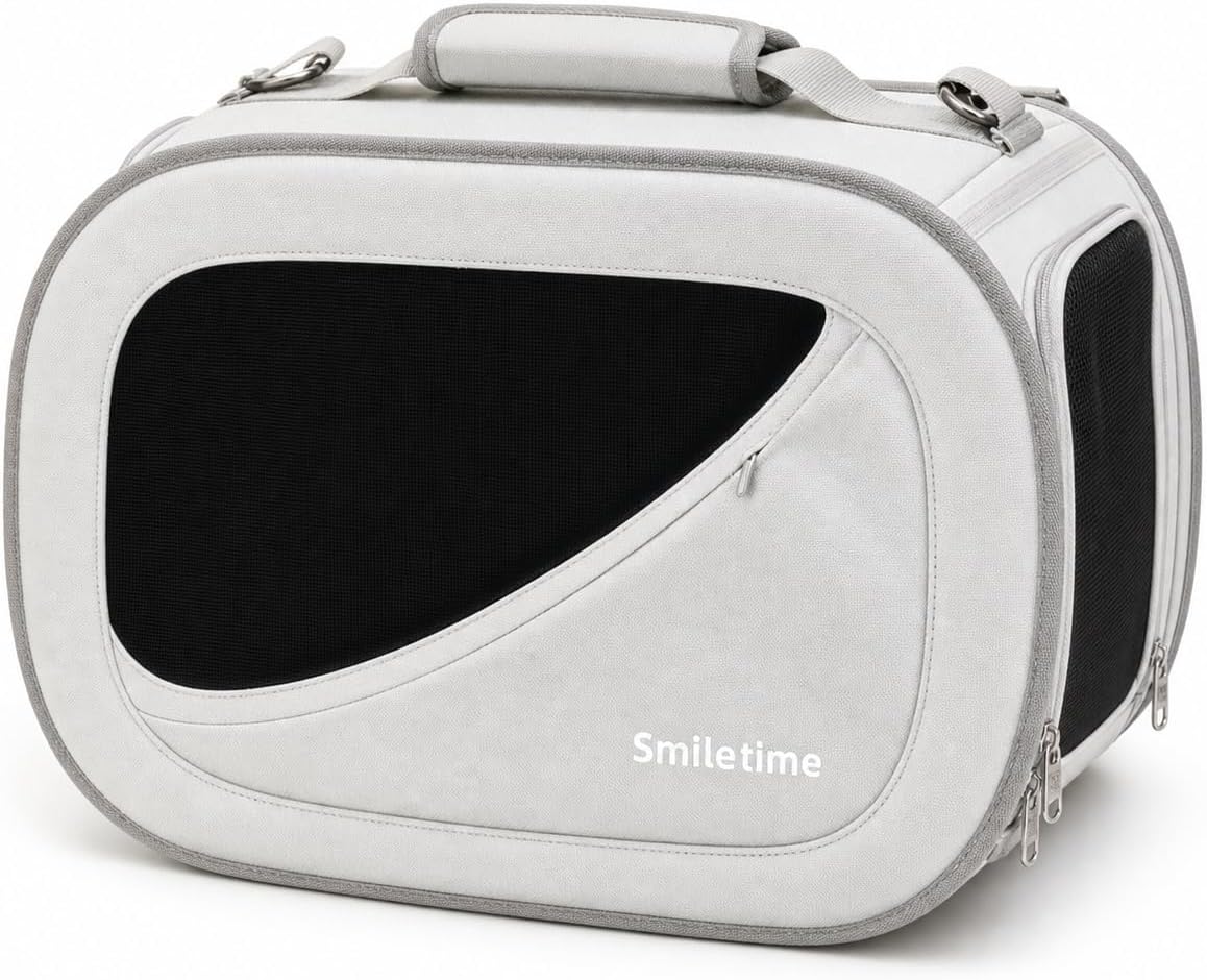 Juicypet X Smile Time Soft-Sided Pet Carrier for Cats & Small Dogs