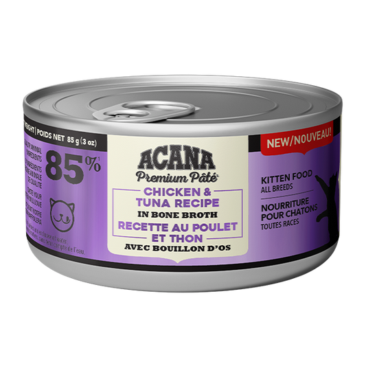 ACANA Cat Premium Pate Chk&Tuna in Bone Broth Kitten