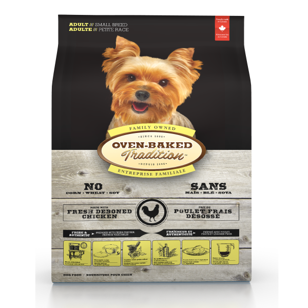Oven-Baked Tradition Adult Small Breed Chicken Dry Dog Food – 12.5 lb