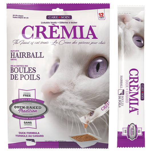 Oven-Baked Tradition Cat Cremia Puree Hairball Duck 8/180g