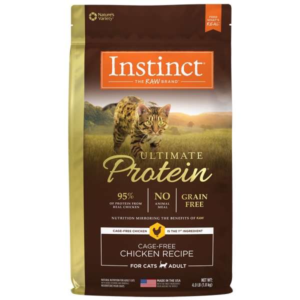 Instinct Cat Ultimate Protein GF Kibble Chicken 4 lb