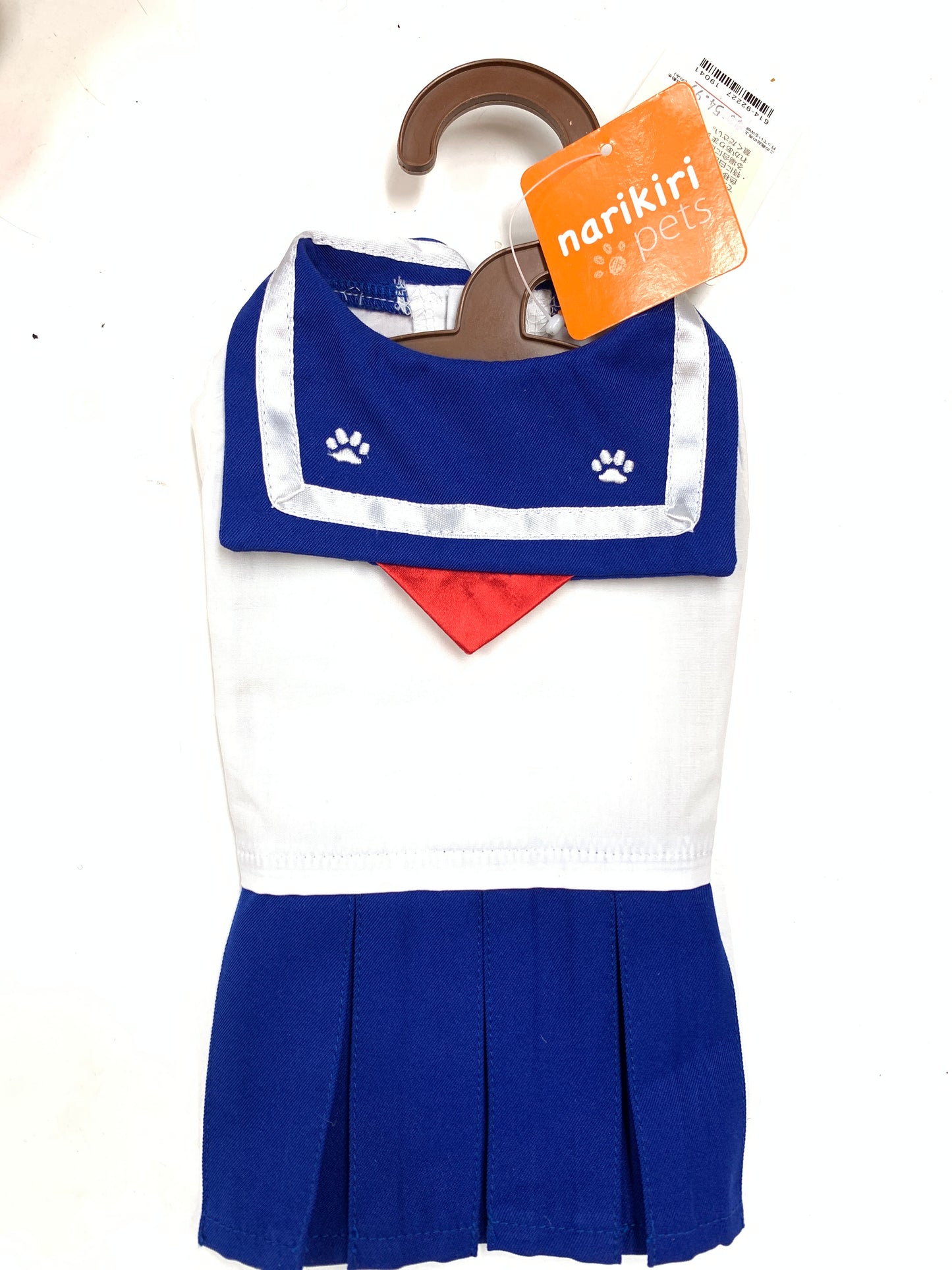 Narikiei pets sailor suit navy and red bow tie