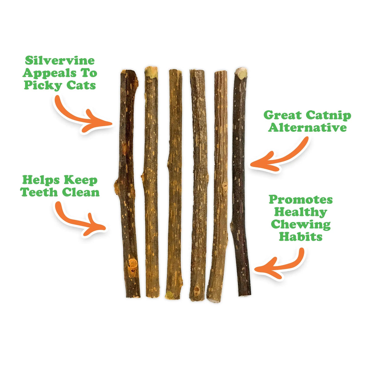 Meowijuana Silvervine Sticks details
