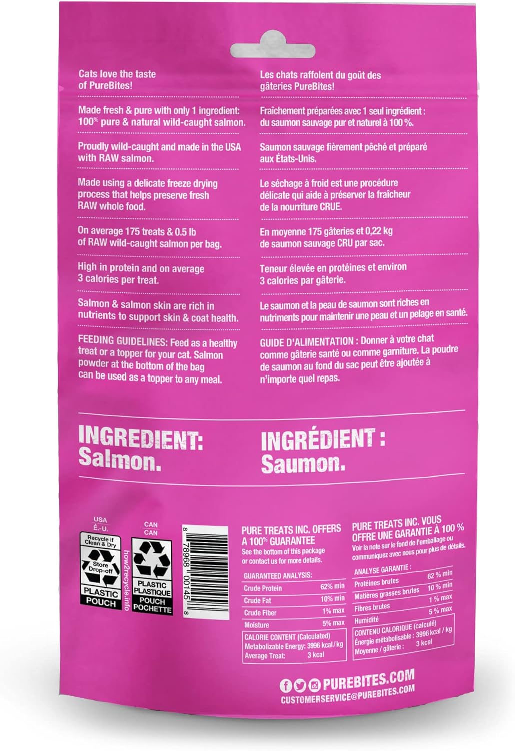 PUREBITES Salmon 57GM Super Value | Cat