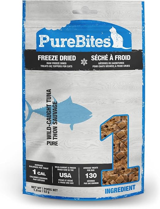 PureBites Freeze-Dried Tuna Cat Treats – 52 g (1.8 oz)