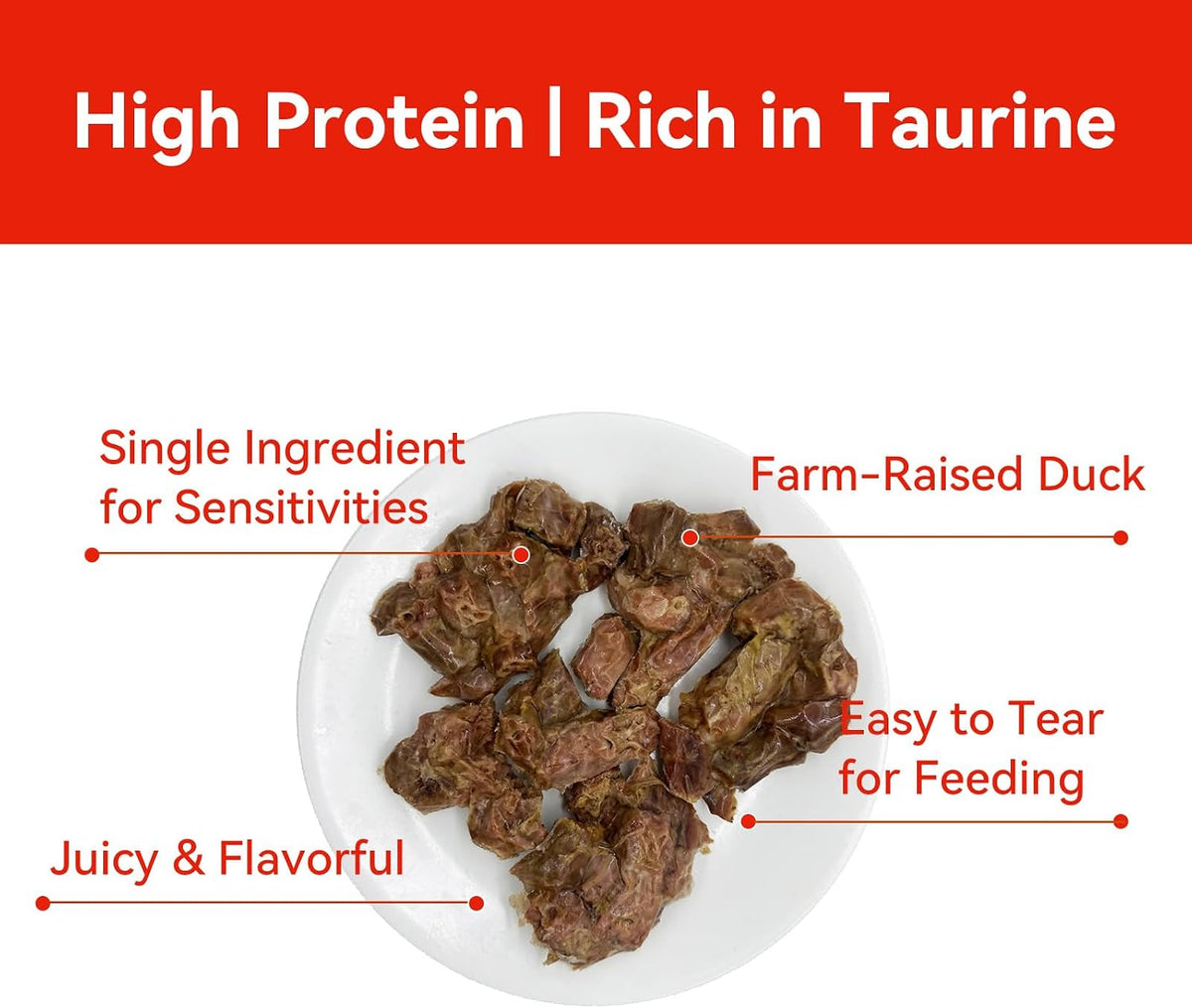 MyLove Boiled Duck Necks Dog & Cat Treats