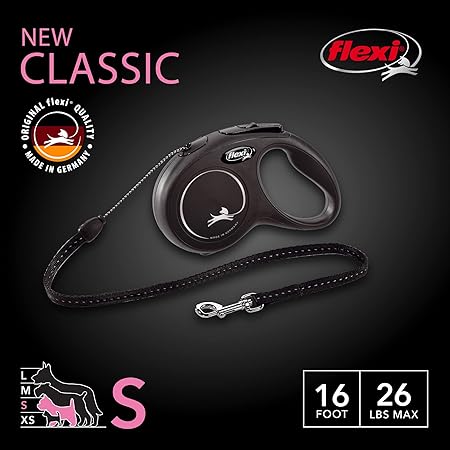 FLEXI Classic Cord Flexi Small Black 5M