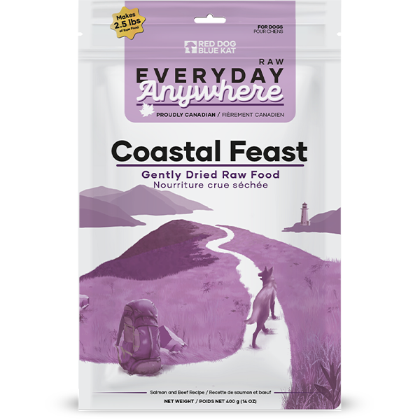 25% OFF EXP DEC 2026/JAN 2027 - Red Dog Blue Kat Dog Everyday Raw Anywhere Coastal Feast