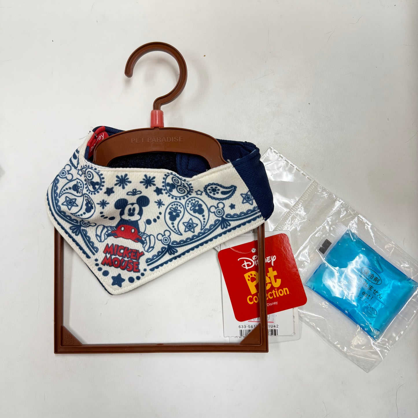 Disney pet collection cooling bandanna blue Mickey Mouse