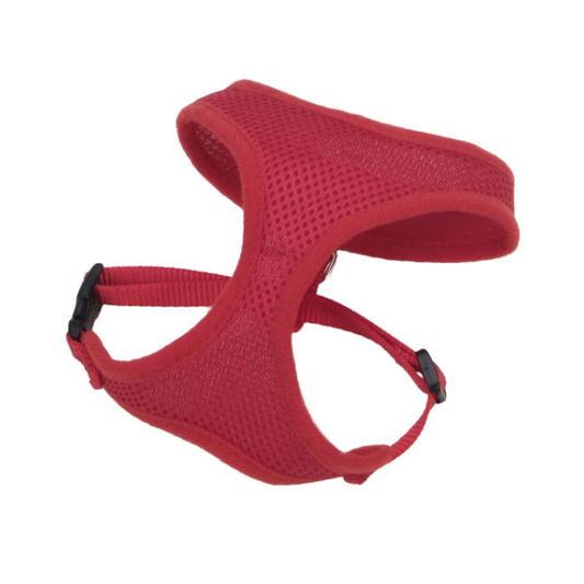 Comfort Soft Adj Harness 5/8x16-19&quot Red XSmall