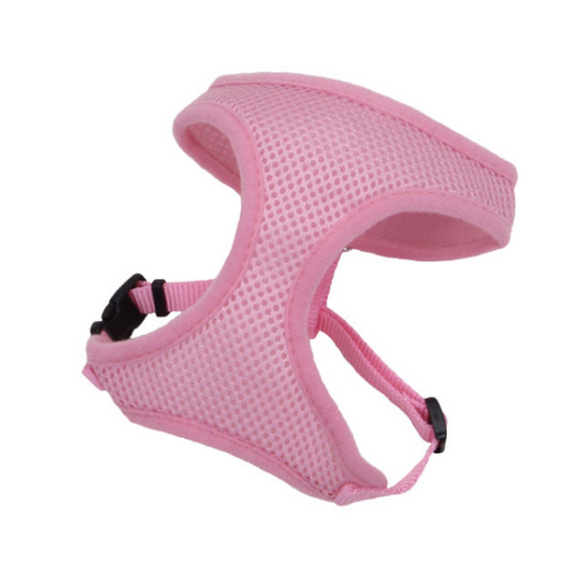 Comfort Soft Adj Harness 5/8x16-19&quot Bright Pink XSmall
