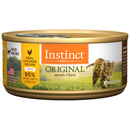 Instinct Cat Original GF CageFree Chicken 12/5.5 oz Cans