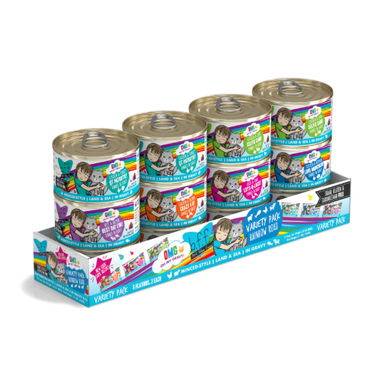 BFF Cat OMG Rainbow Road Variety Pack 12/2.8 oz