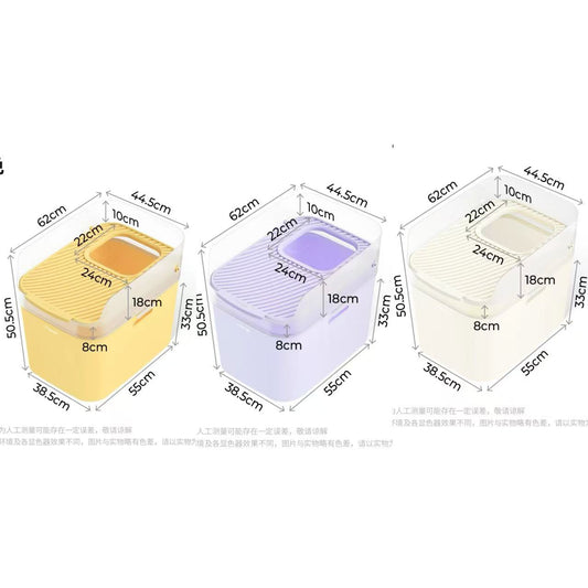 Mango CAT LITTER BOX WITH CAT LITTER STRAINER IN-BUILT 顶出式猫砂盆