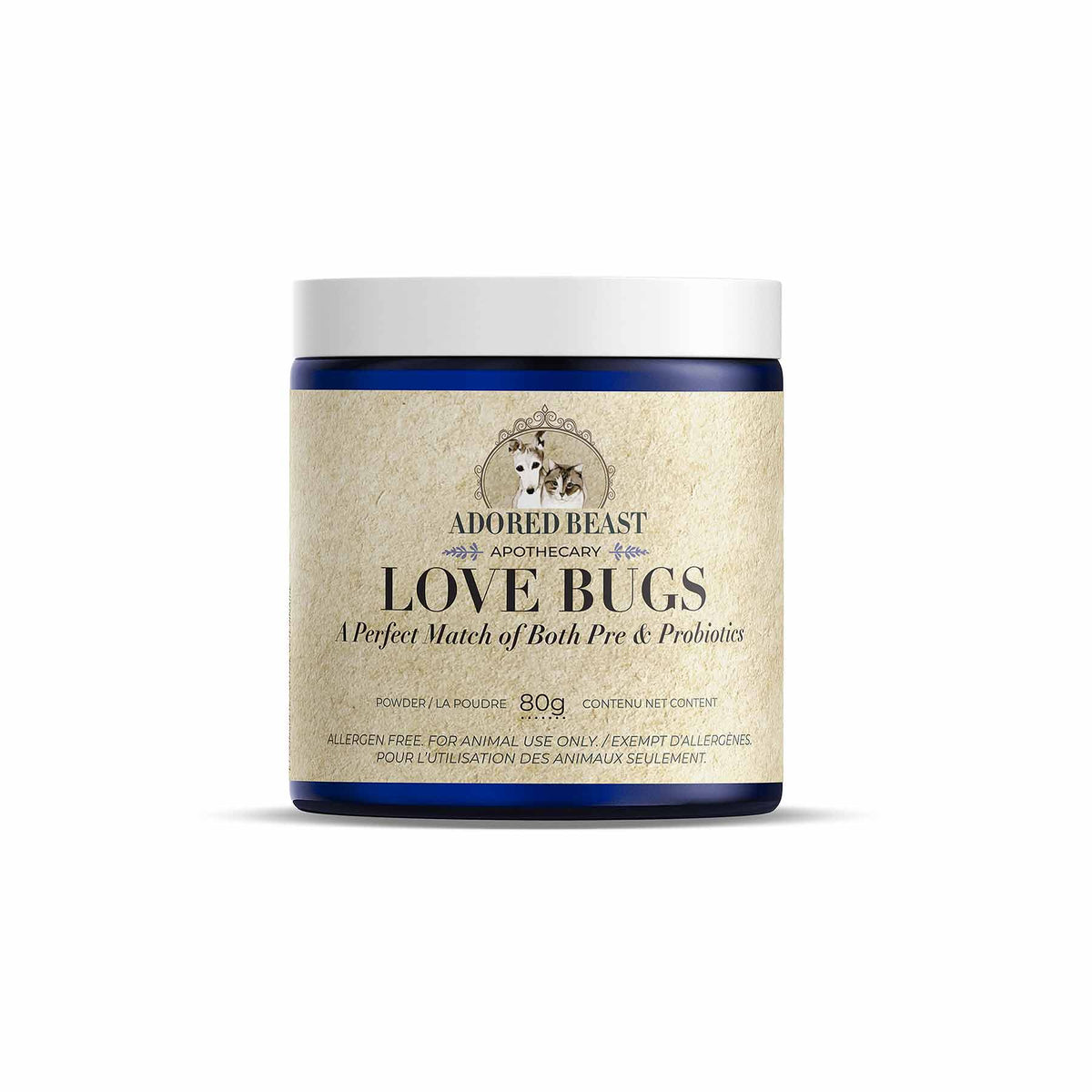 Adored Beast Love Bugs 80 g jar front