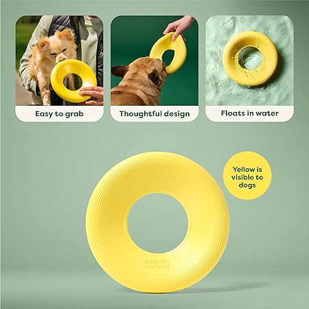 EARTH RATED TPE Flyer Toy Yellow Small