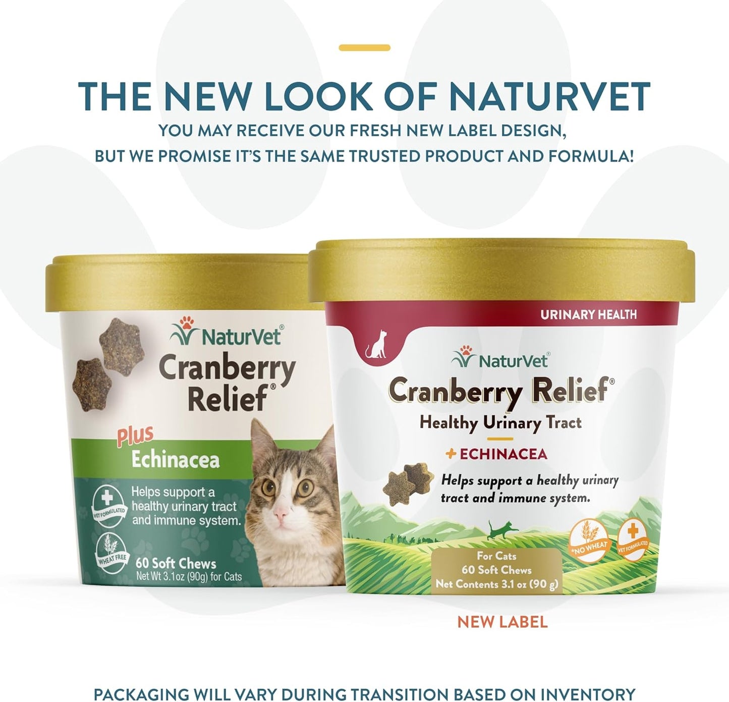 NATURVET Soft Chew Cranberry Relief 60CT | Cat