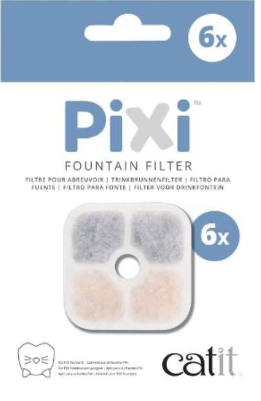 Catit pixi fountain filter 6pack