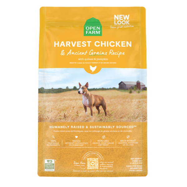 Open Farm Dog Ancient Grain Harvest Chicken 22 lb