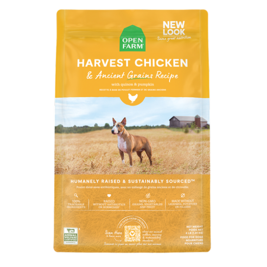 Open Farm Dog Ancient Grain Harvest Chicken 22 lb