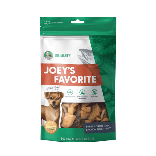 DR MARTY Joey's Favorite FD Raw Salmon Treat 113g