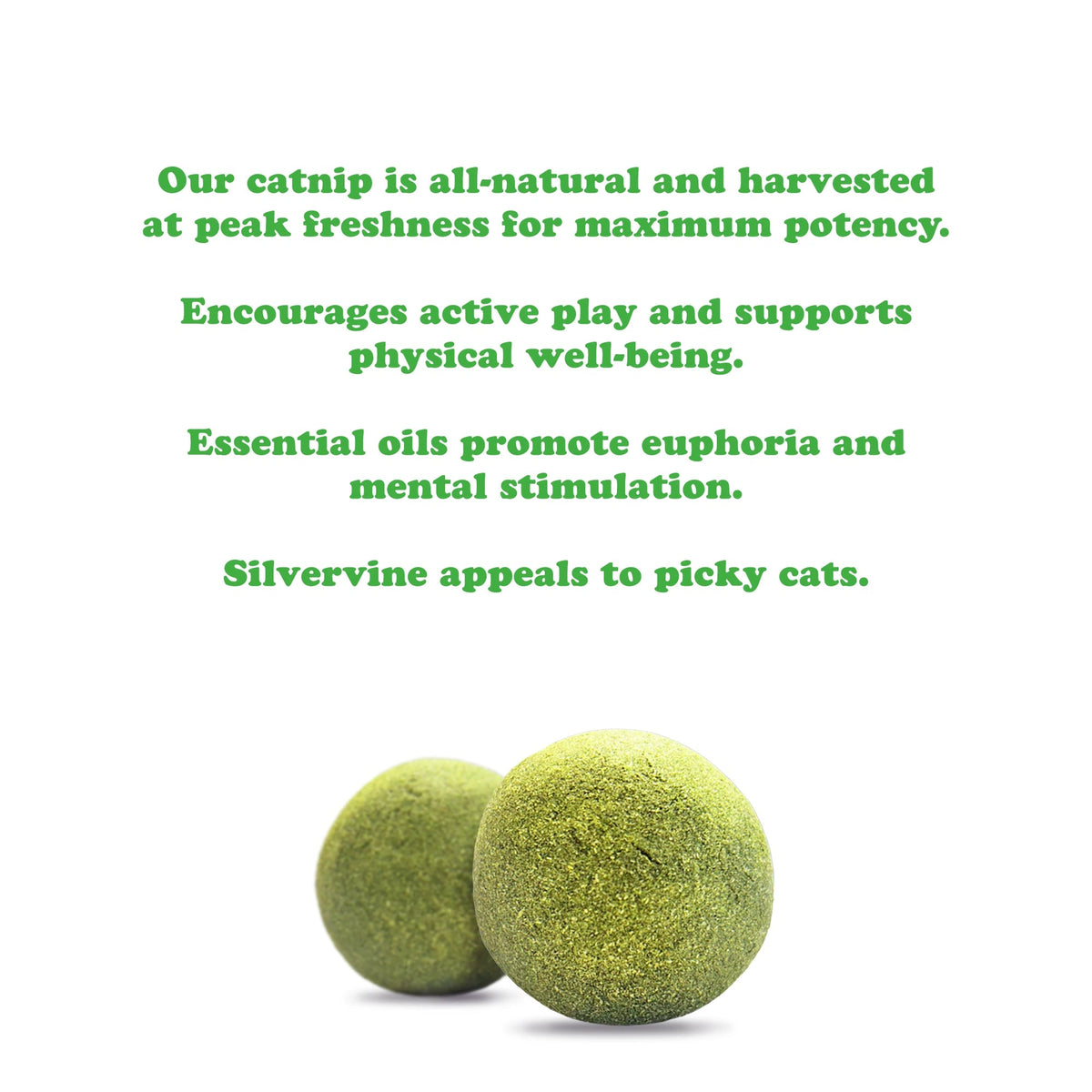 Meowijuana Purrple Passion compressed catnip ball