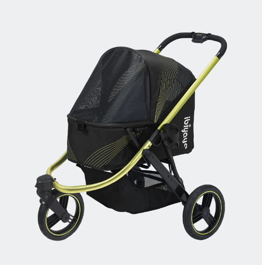 Ibiyaya the Beast Pet Jogging Stroller, 3-Wheel All-Terrain Dog-Cat Pram