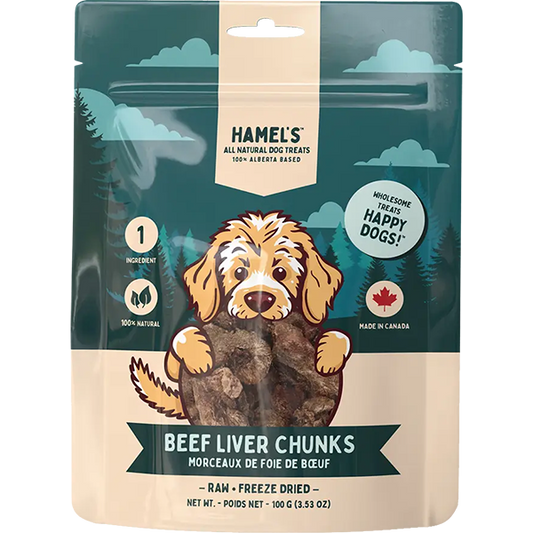 Hamel's Dog Freeze-Dried Beef Liver Chunks 100g