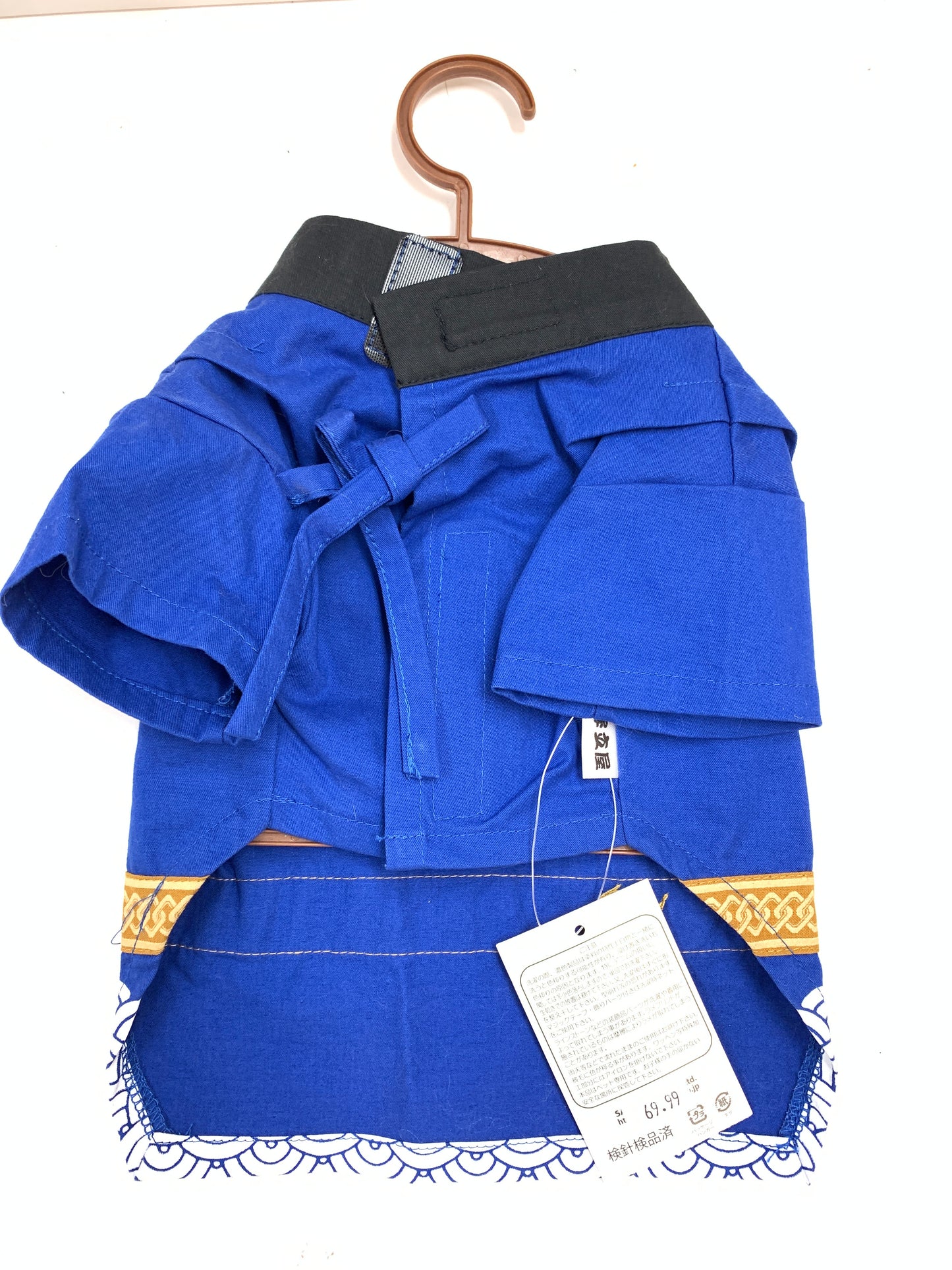 安立屋 pet clothes navy Japanese style