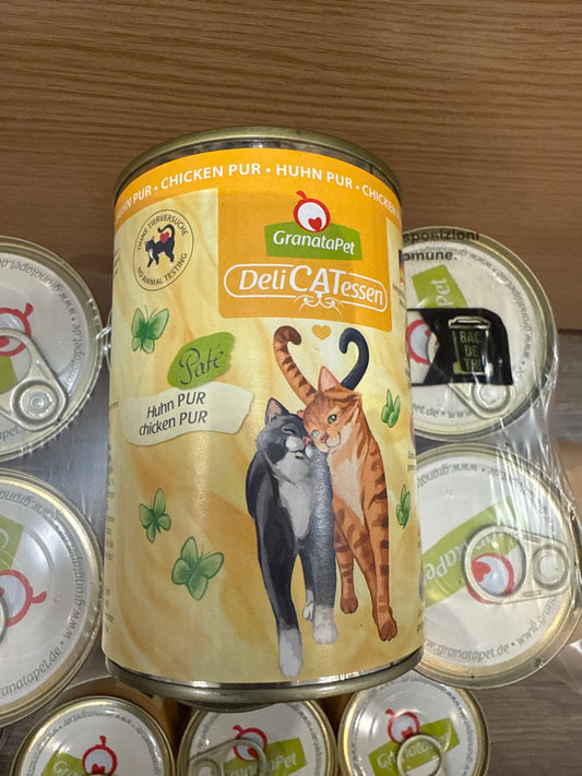 GranataPet DeliCatessen Cat Wet Food - chicken pur 400g